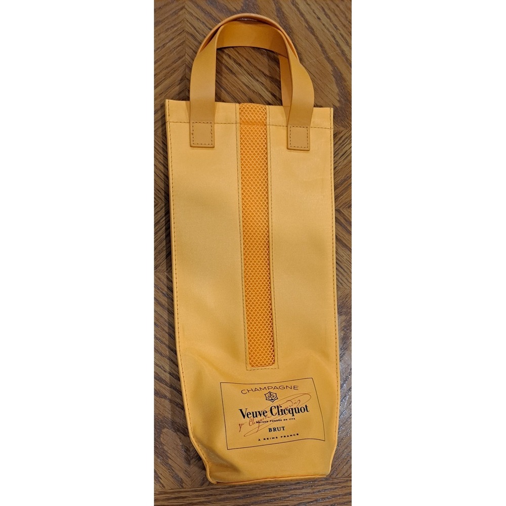 VEUVE CLICQUOT Champagne‎ Insulated Tote Bag Bottle Carrier Holiday Gift NYE